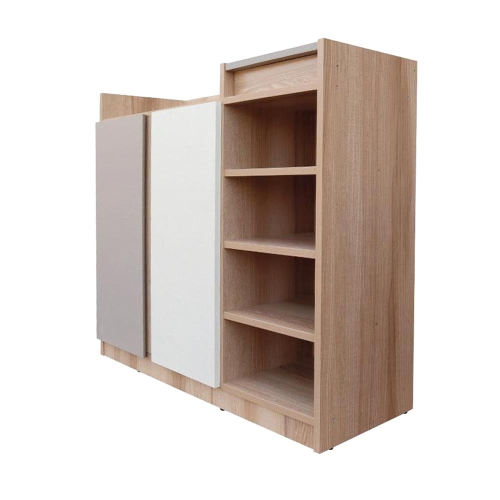 ตู้รองเท้า FURDINI FINE 90 ซม. ลายไม้/ครีม/ขาว