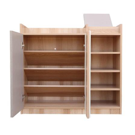 ตู้รองเท้า FURDINI FINE 90 ซม. ลายไม้/ครีม/ขาว_1