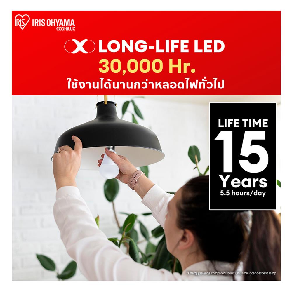 หลอด LED IRIS OHYAMA THLDA7L-H-8 7 วัตต์ WARM WHITE E27