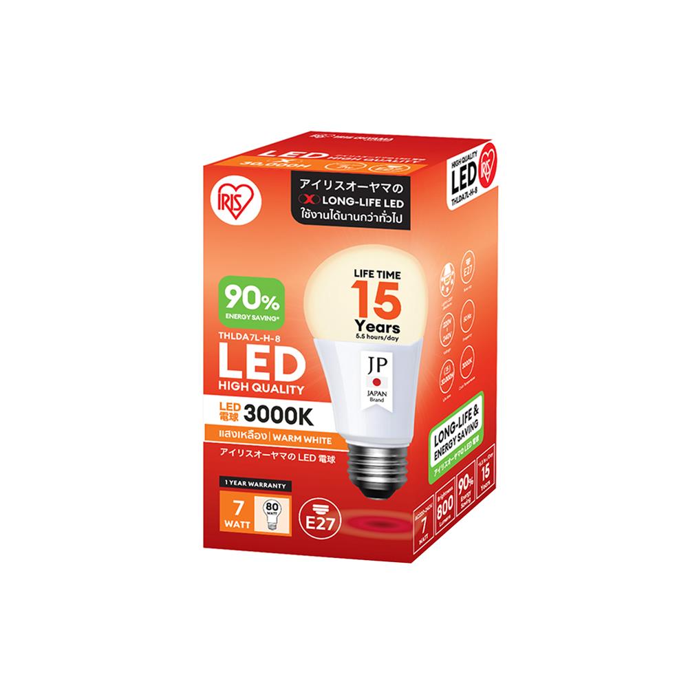 หลอด LED IRIS OHYAMA THLDA7L-H-8 7 วัตต์ WARM WHITE E27