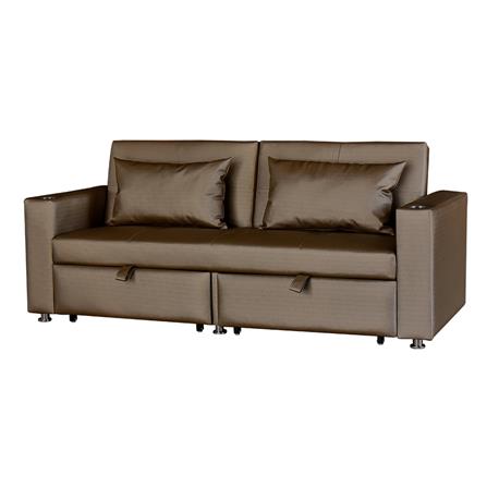 โซฟาเบด FURDINI FOSTER PVC สีน้ำตาลเข้ม_0