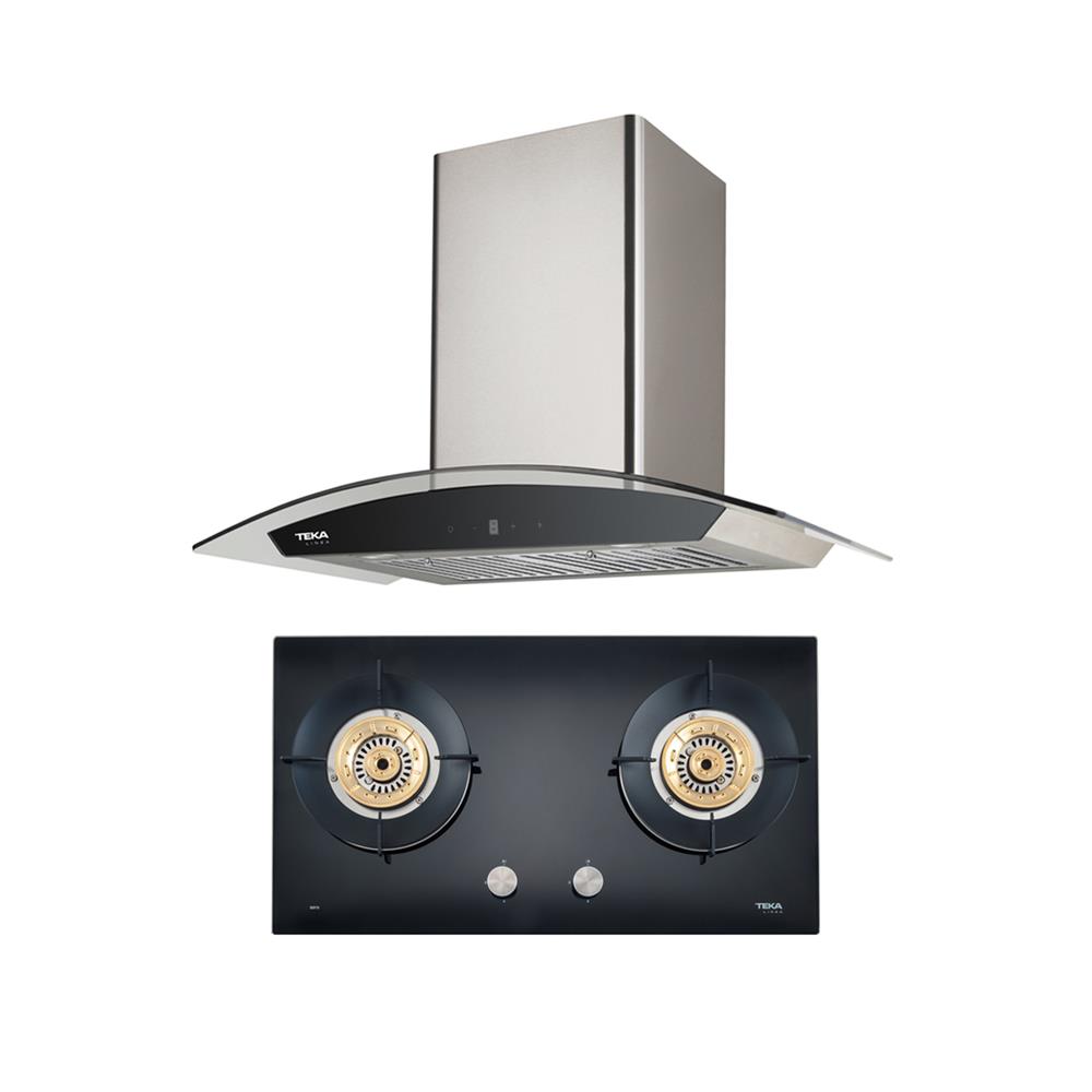 เตาฝัง+เครื่องดูดควัน LINEA GD 73 2G+LDA TC 90.1