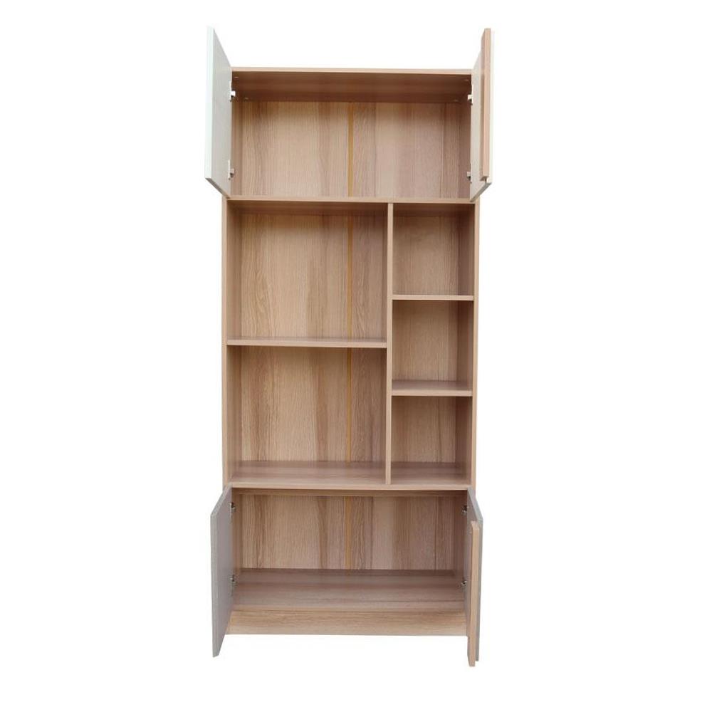 ชั้นวางของผสม 4 ชั้น FURDINI FINE สีลายไม้/ครีมผ้า/ขาวผ้า