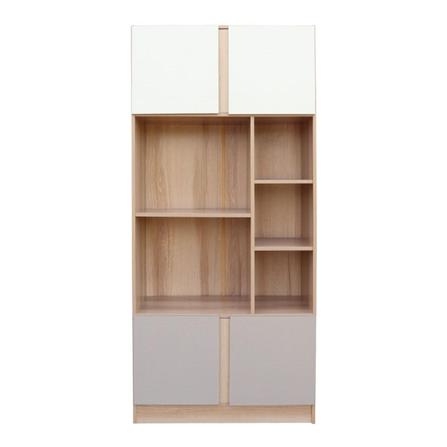 ชั้นวางของผสม 4 ชั้น FURDINI FINE สีลายไม้/ครีมผ้า/ขาวผ้า_0