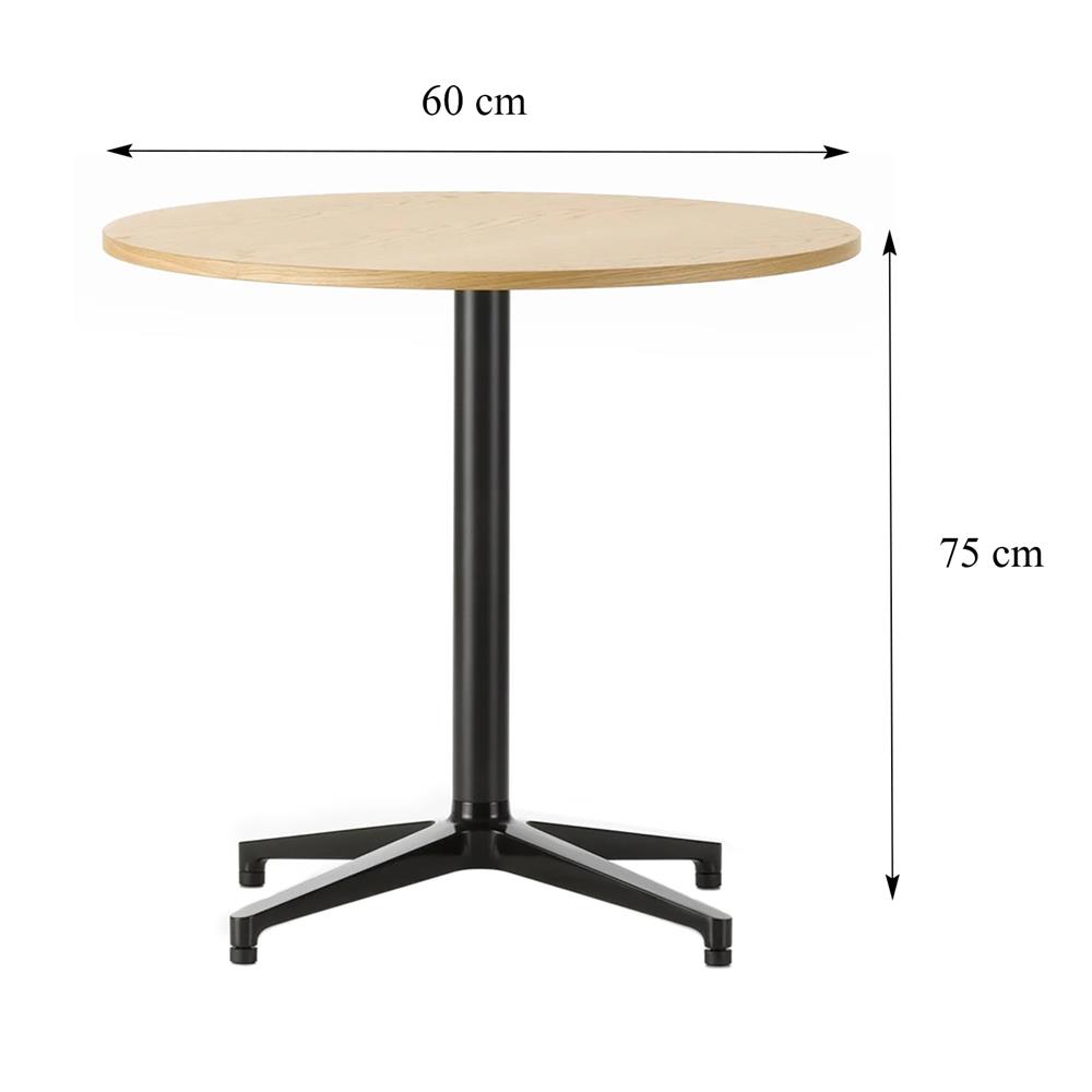 โต๊ะอเนกประสงค์ FURDINI WITCH 60 ซม. สี NATURAL/ดำ