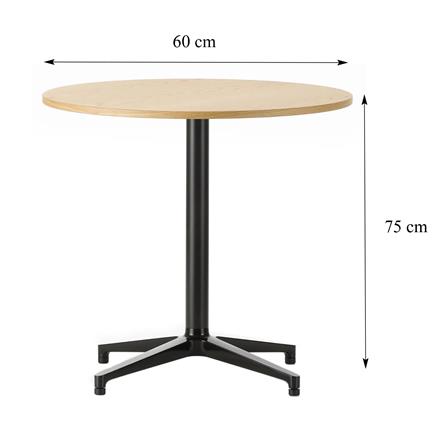 โต๊ะอเนกประสงค์ FURDINI WITCH 60 ซม. สี NATURAL/ดำ_6