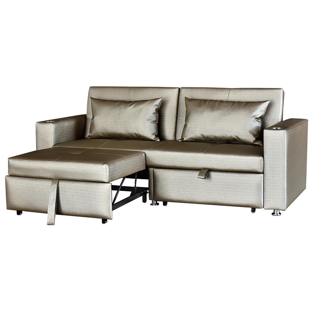 โซฟาเบด FURDINI FOSTER PVC สีน้ำตาล