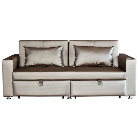 โซฟาเบด FURDINI FOSTER PVC สีน้ำตาล_2