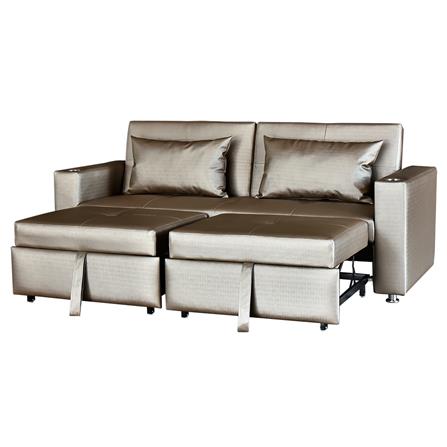 โซฟาเบด FURDINI FOSTER PVC สีน้ำตาล_3