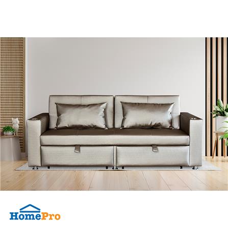 โซฟาเบด FURDINI FOSTER PVC สีน้ำตาล_9