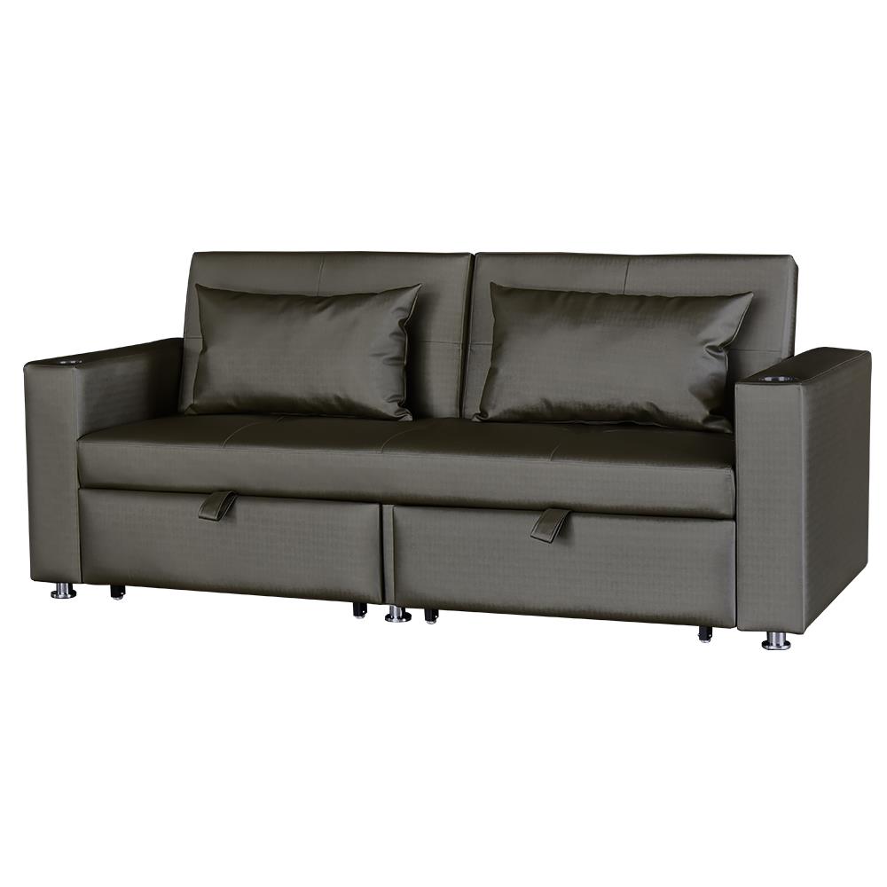 โซฟาเบด FURDINI FOSTER PVC สีเทาเข้ม