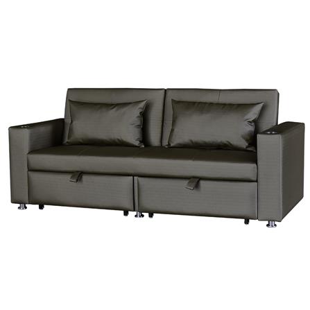 โซฟาเบด FURDINI FOSTER PVC สีเทาเข้ม_0