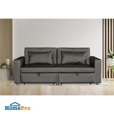 โซฟาเบด FURDINI FOSTER PVC สีเทาเข้ม_10
