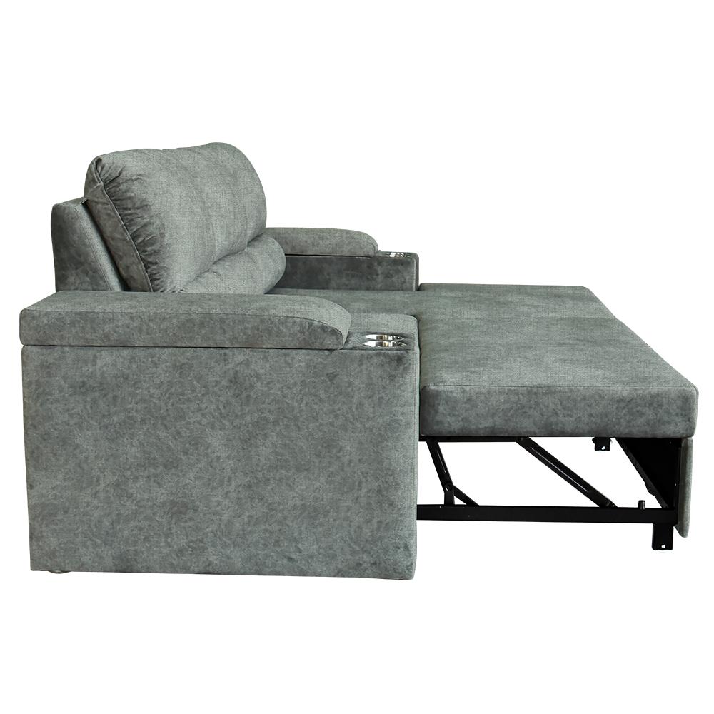 โซฟาเข้ามุมขวา FURDINI RAYMOND H-R สีเทาอ่อน