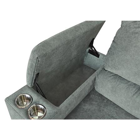 โซฟาเข้ามุมขวา FURDINI RAYMOND H-R สีเทาอ่อน_5