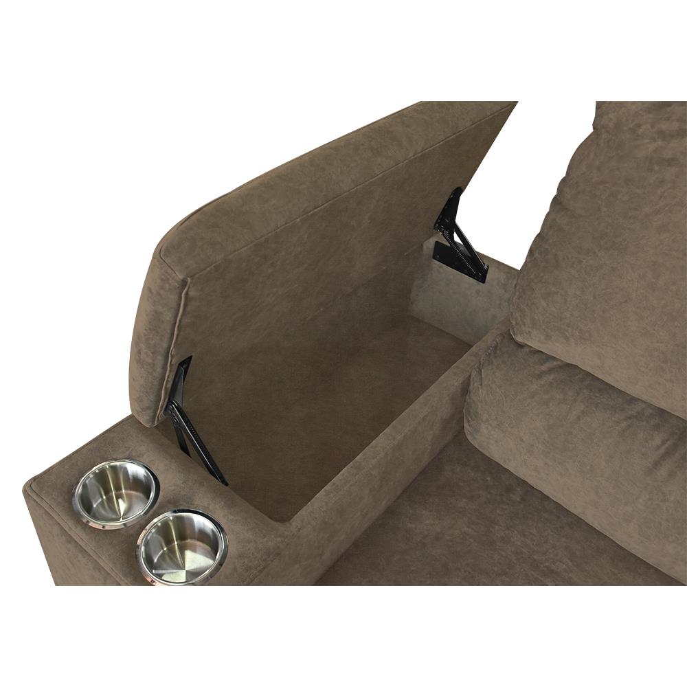 โซฟาเข้ามุมขวา FURDINI RAYMOND H-R สีน้ำตาล