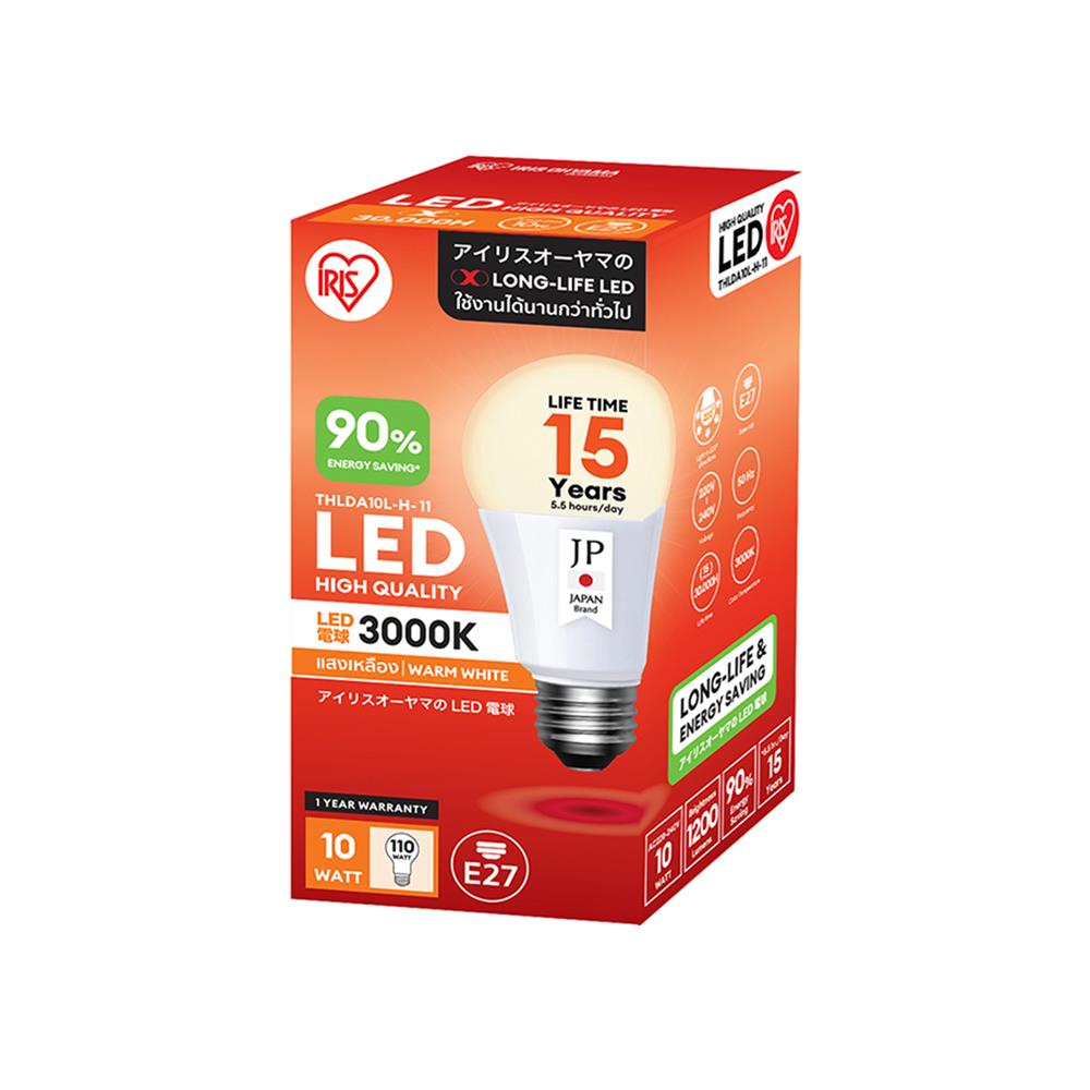 หลอด LED IRIS OHYAMA THLDA10L-H-11 10 วัตต์ WARM WHITE E27