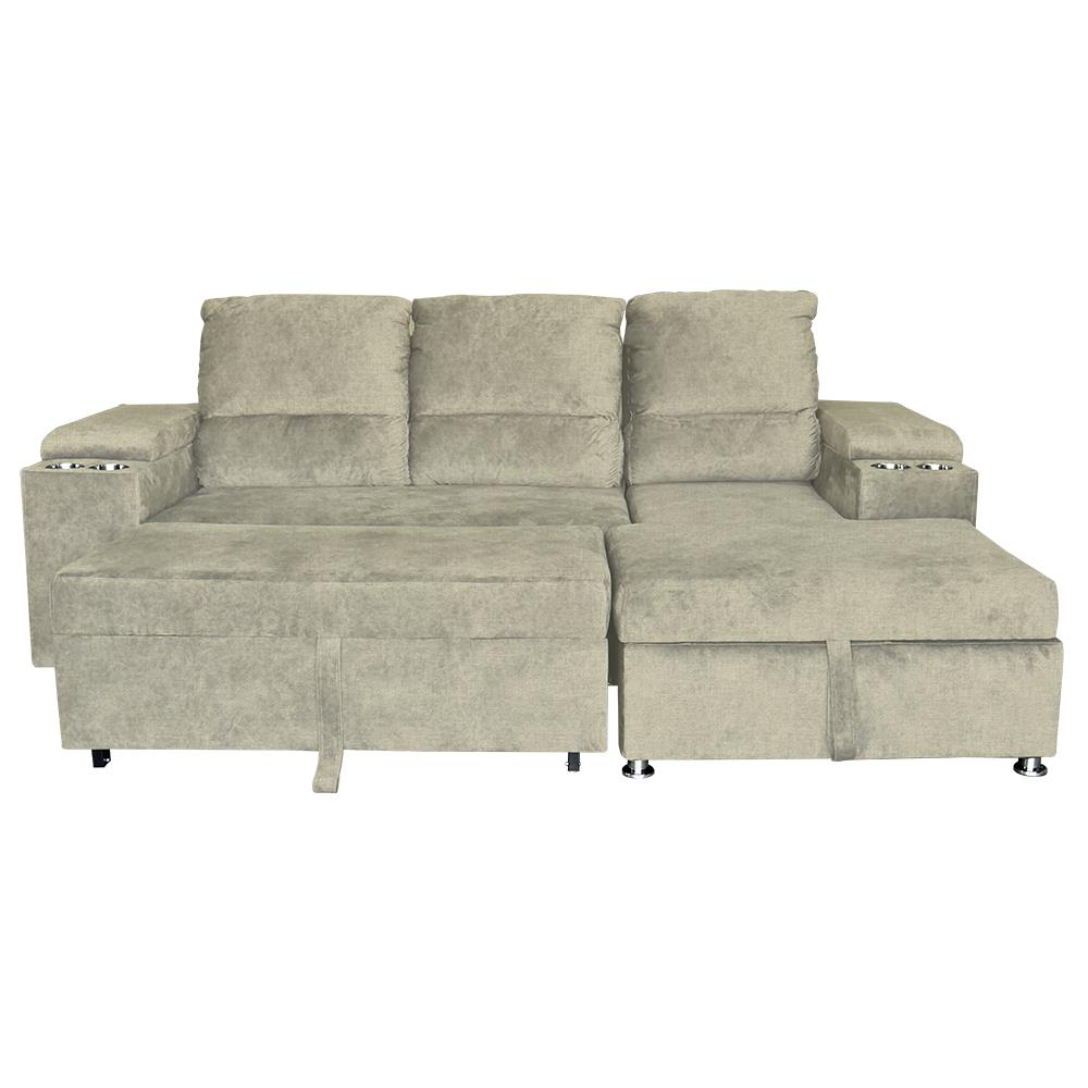 โซฟาเข้ามุมขวา FURDINI RAYMOND H-R สีครีม