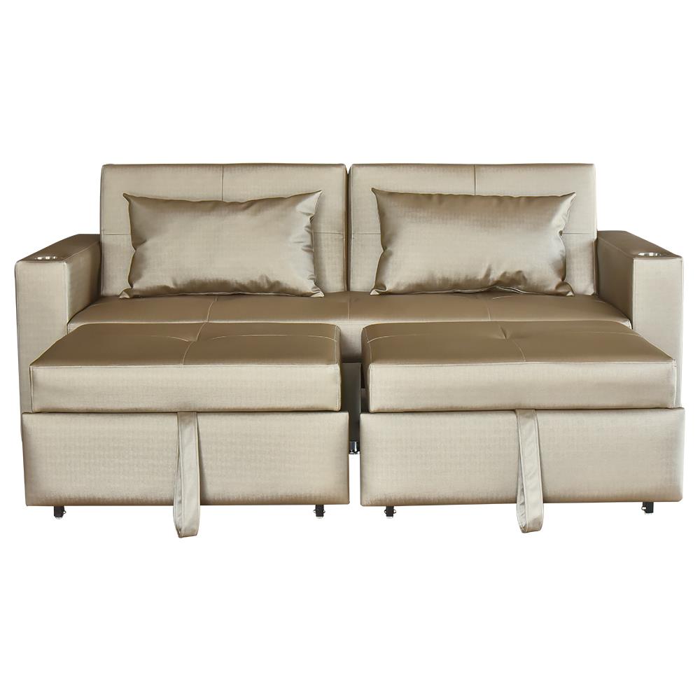 โซฟาเบด FURDINI FOSTER PVC สีครีม