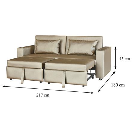 โซฟาเบด FURDINI FOSTER PVC สีครีม_13