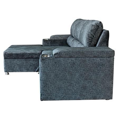 โซฟาเข้ามุมซ้าย FURDINI RAYMOND H-L สีเทาเข้ม_7