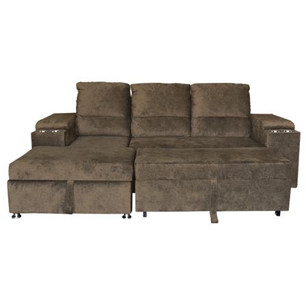 โซฟาเข้ามุมซ้าย FURDINI RAYMOND H-L สีน้ำตาล_1