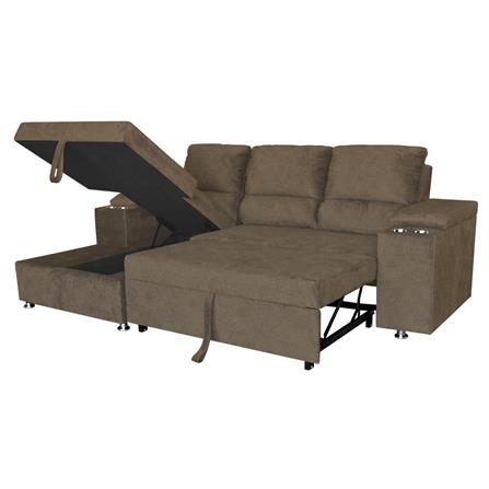 โซฟาเข้ามุมซ้าย FURDINI RAYMOND H-L สีน้ำตาล_4