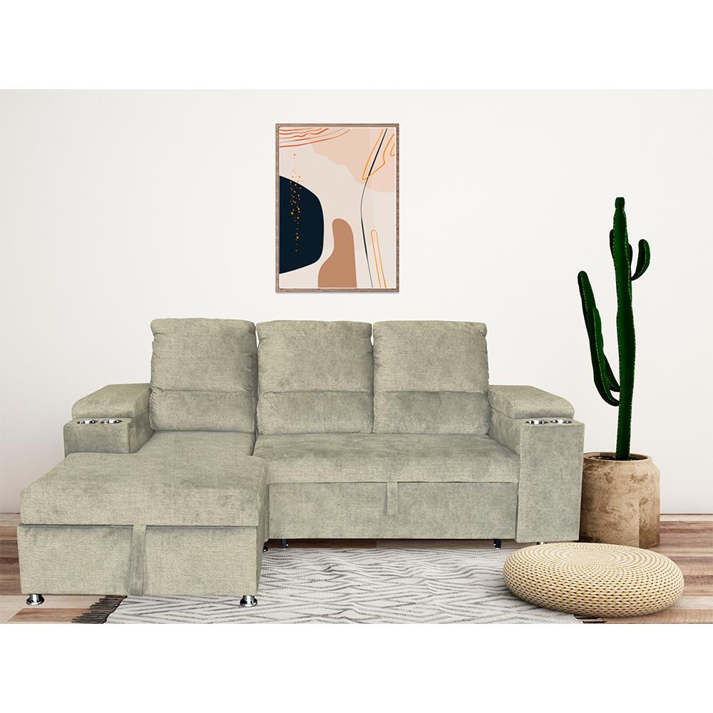 โซฟาเข้ามุมซ้าย FURDINI RAYMOND H-L สีครีม