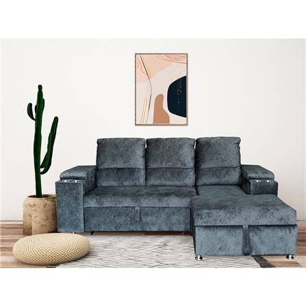 โซฟาเข้ามุมขวา FURDINI RAYMOND H-R สีเทาเข้ม_10