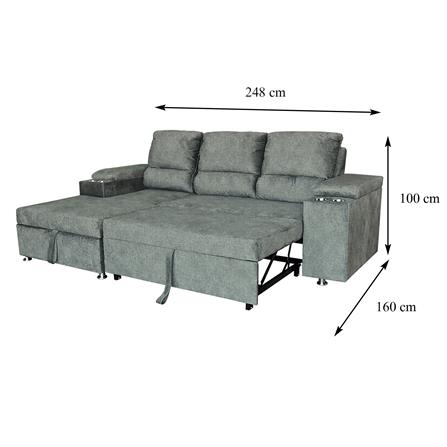 โซฟาเข้ามุมซ้าย FURDINI RAYMOND H-L สีเทาอ่อน_12