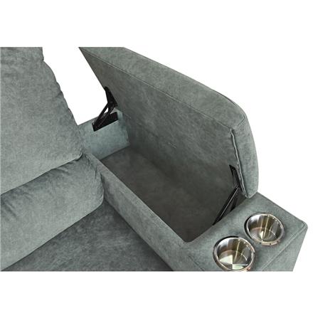 โซฟาเข้ามุมซ้าย FURDINI RAYMOND H-L สีเทาอ่อน_5