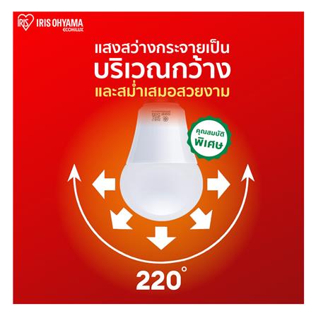หลอด LED IRIS OHYAMA THLDA6L-H-6 6 วัตต์ WARM WHITE E27_4