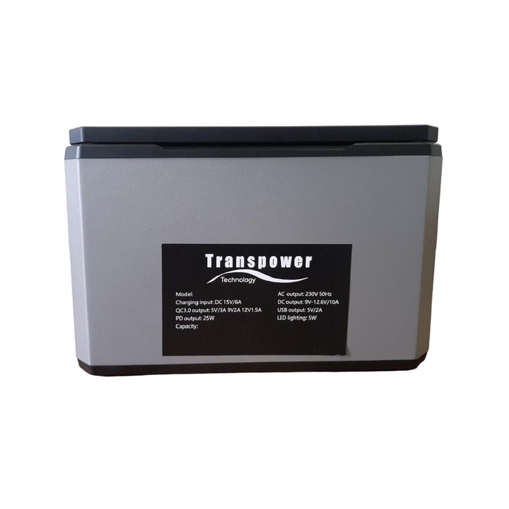 POWER BOX PORTABLE TRANSPOWER 1000 วัตต์ สีเทา/ดำ