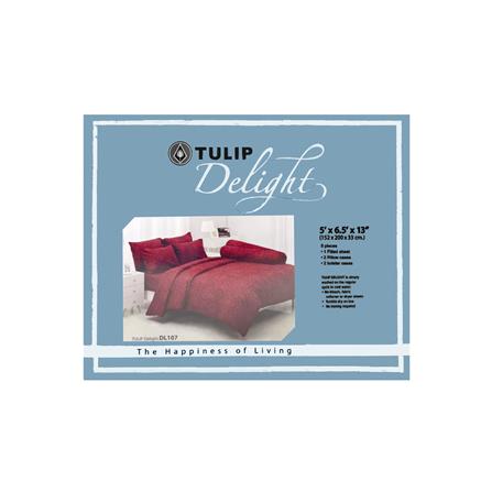 ชุดผ้าปูที่นอน 5 ฟุต 5 ชิ้น TULIP DELIGHT 60013-DL107_3