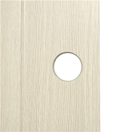 ประตูภายใน UPVC AZLE PZV3 80X200 ซม. สี WHITE GREY เจาะลูกบิด_2