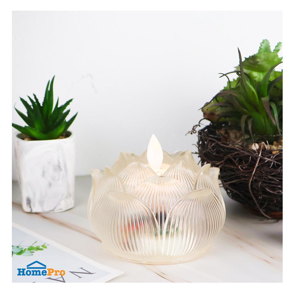 เทียน LED CLAIRE 0.3 วัตต์ WARM WHITE 9.5 ซม. สีขาว