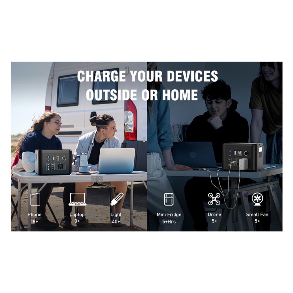 POWER BOX PORTABLE TRANSPOWER 350 วัตต์ สีดำ