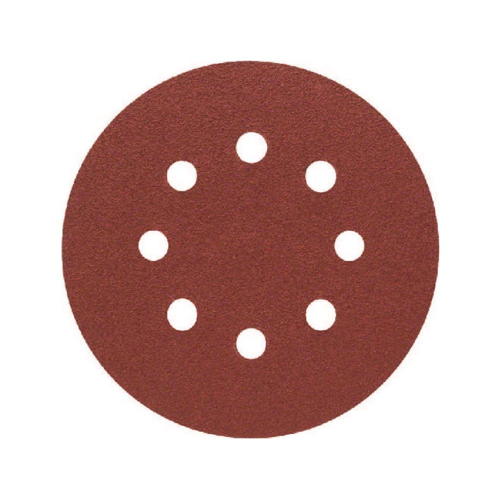 กระดาษทรายกลม เบอร์ 120 KLINGSPOR 5 นิ้ว 8 รู