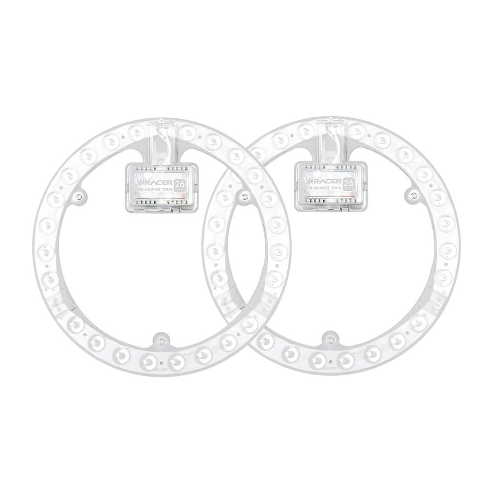 หลอด LED RACER MAGNET TWIN 26 วัตต์ DAYLIGHT แพ็ก 2 ชิ้น