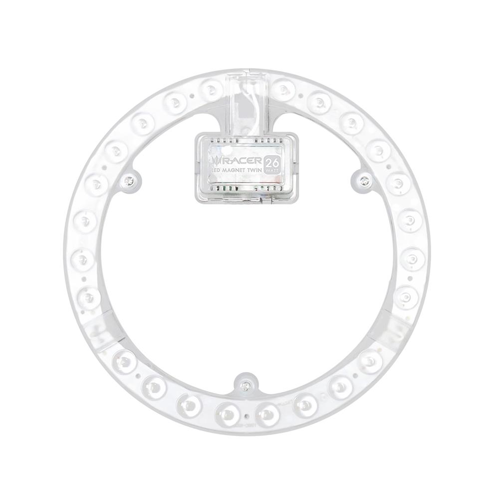 หลอด LED RACER MAGNET TWIN 26 วัตต์ DAYLIGHT แพ็ก 2 ชิ้น