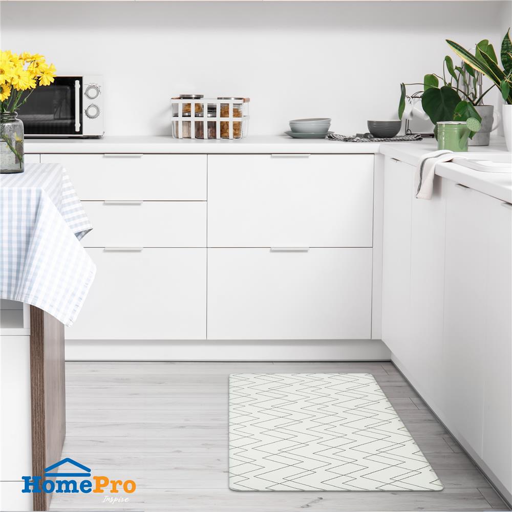 แผ่นอเนกประสงค์ HOME LIVING STYLE ZAG 45X75 ซม. สีขาว