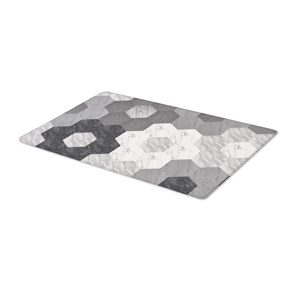 แผ่นอเนกประสงค์ HOME LIVING STYLE HEXO 45X75 ซม. สีเทา