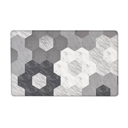 แผ่นอเนกประสงค์ HOME LIVING STYLE HEXO 45X75 ซม. สีเทา_0