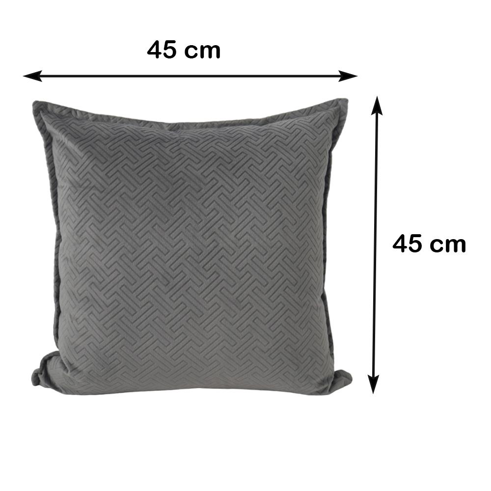 หมอนอิง HOME LIVING STYLE GAFFNEY 18X18 นิ้ว สีเทา