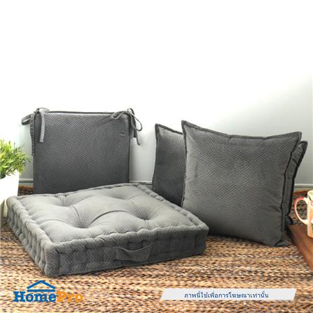 หมอนอิง HOME LIVING STYLE GAFFNEY 18X18 นิ้ว สีเทา_4