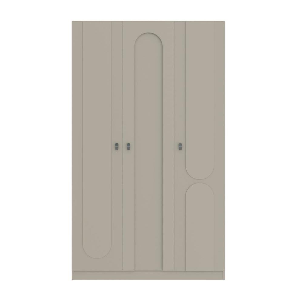 ตู้เสื้อผ้า 3 บานเปิด SB FURNITURE LAVIQUE 19225512 136 ซม. สีครีม