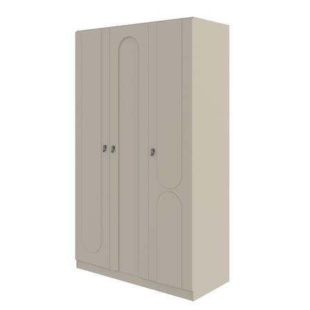 ตู้เสื้อผ้า 3 บานเปิด SB FURNITURE LAVIQUE 19225512 136 ซม. สีครีม