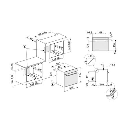 เตาอบฝังดิจิตอล SMEG SF6301TN_3