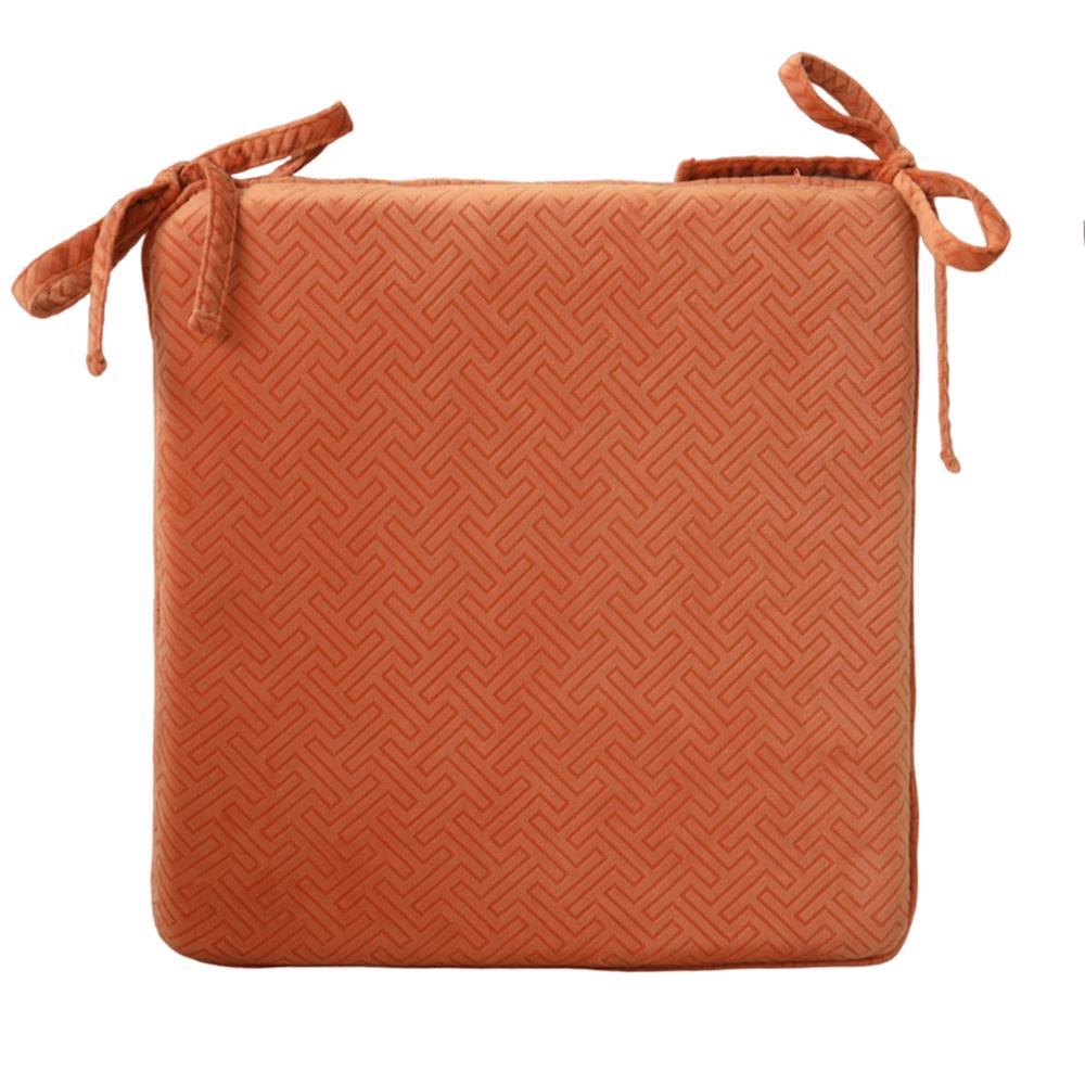 เบาะรองนั่ง HOME LIVING STYLE GAFFNEY 16X16 นิ้ว สีส้ม_1