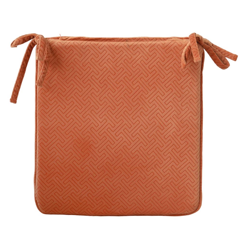 เบาะรองนั่ง HOME LIVING STYLE GAFFNEY 16X16 นิ้ว สีส้ม